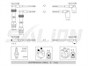 <b>AUDI:</b> N 102 383 01<br/><b>AUDI:</b> N10052906<br/><b>AUDI:</b> 053905481C<br/><b>AUDI:</b> 037905409B<br/>