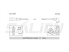 <b>FORD:</b> 1 961 207<br/><b>FORD:</b> 1 960 394<br/><b>NISSAN:</b> 22440-1S700<br/><b>NISSAN:</b> 22440-1S710<br/>